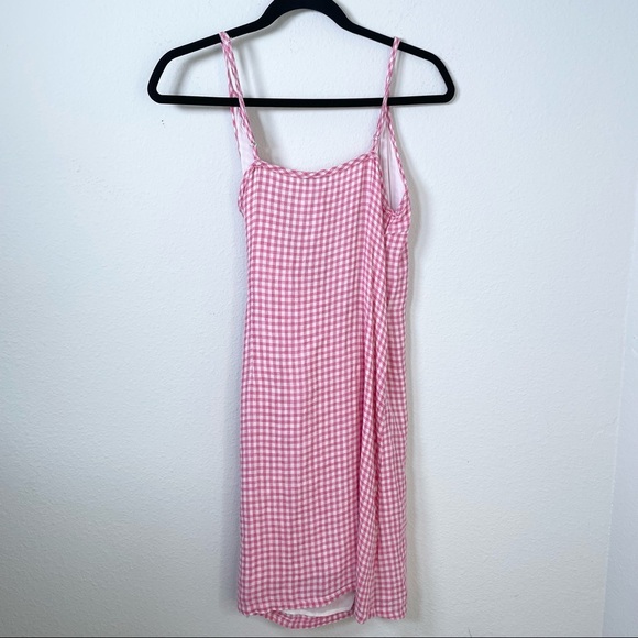 Rails Malia Pink Gingham Wrap Dress - Picture 6 of 13